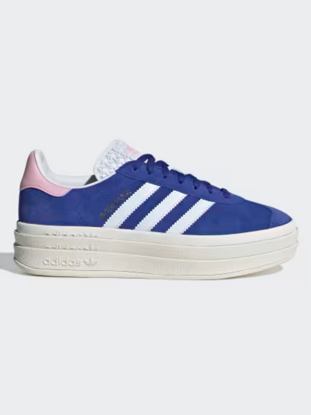 adidas gazelle bold - blue & pink